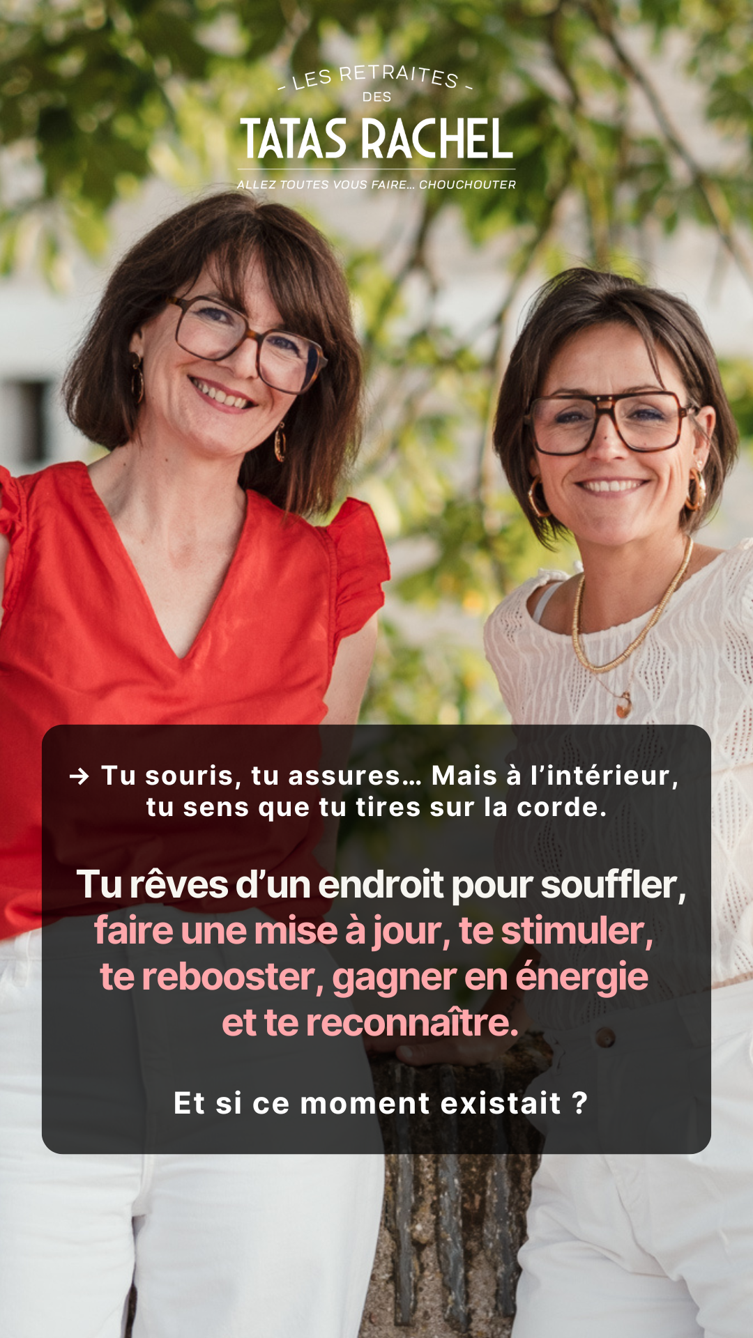 La retraite des Tatas Rachel des 26, 27 et 28 septembre 2025